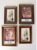Glossy Red Wood Picture Frame